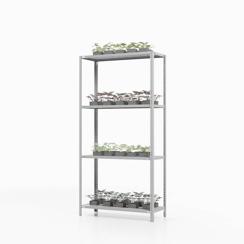 Стеллаж ТС Лайт 1000х700х300, 4 полки перф.