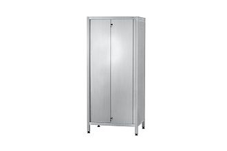 Шкаф кухонный ШЗКп - 1000x600x1800 Profi Ral, двери-купе, полки сплошн. 3 шт., цинк, без к-та замков