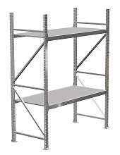 Стеллаж Longspan 3 2000х900х400, 2 яруса, оц.