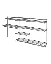 Гардеробная система Практик Home Optima G240 графит