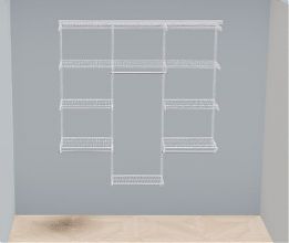 Гардеробная система Практик Home. Прихожая Light №8