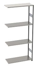Стеллаж S90 2480х900х500, 4 полки, осн. секция