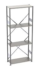 Стеллаж S90 2020х1280х600, 4 полки, осн. секция