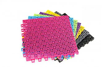 Тактильная лента угловая в алюминиевом профиле противоскользящая (клеевая основа)