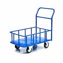 Тележка платформенная КПБ-300-125-И , с бортом, 600х900мм
