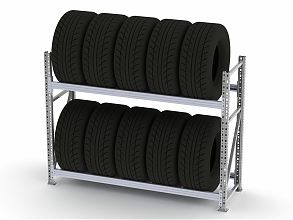 Стеллаж MS Pro для хранения шин 1200х1500х400/2 яруса