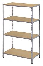 Стеллаж УС 2500х300х300, 4 яруса