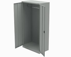 Шкаф для одежды 1950x1000x550 мм (RAL7035)