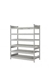 Стеллаж СТ-023 полочный 2000x1500x800 6 яруса окрашен