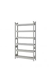 Стеллаж СТ-023 полочный 2200x1200x300 6 яруса цинк