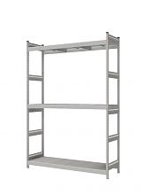 Стеллаж СТ-023 полочный 3000x1800x600 3 яруса окрашен