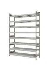 Стеллаж СТ-023 полочный 3000x1800x600 8 яруса цинк