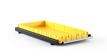 Стеллажный модуль усиленный, низкий борт (СМУ-НБ)