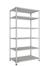 Стеллаж СТ-011 полочный 2000x1000x600 6 ярусов, нагрузка на полку 100