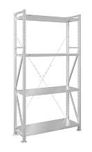 Стеллаж MS U 300x150x100/4 (Нагрузка на полку 300, сплошная)