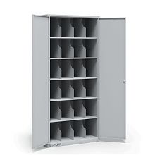 Металлический шкаф на 24 противогаза ХПГ-24-880, с двумя дверьми